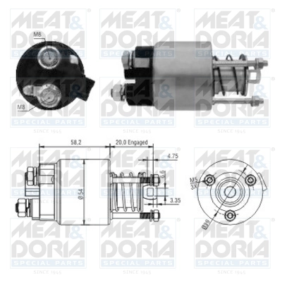 Solenoid Switch, starter
